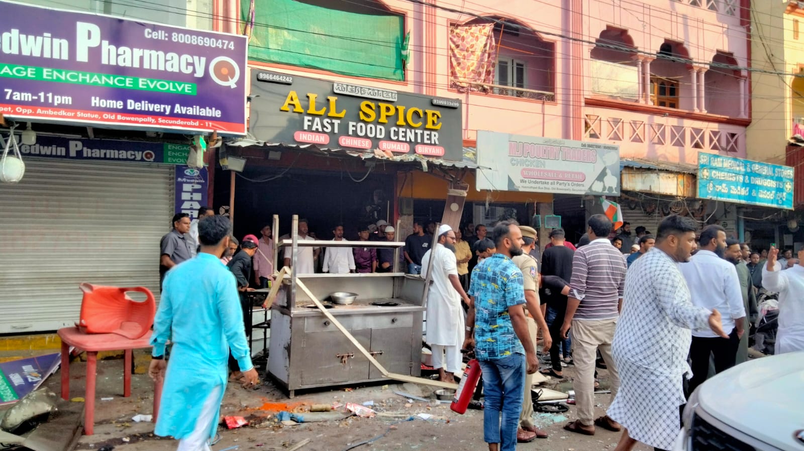 Fire accident in old bowenpally