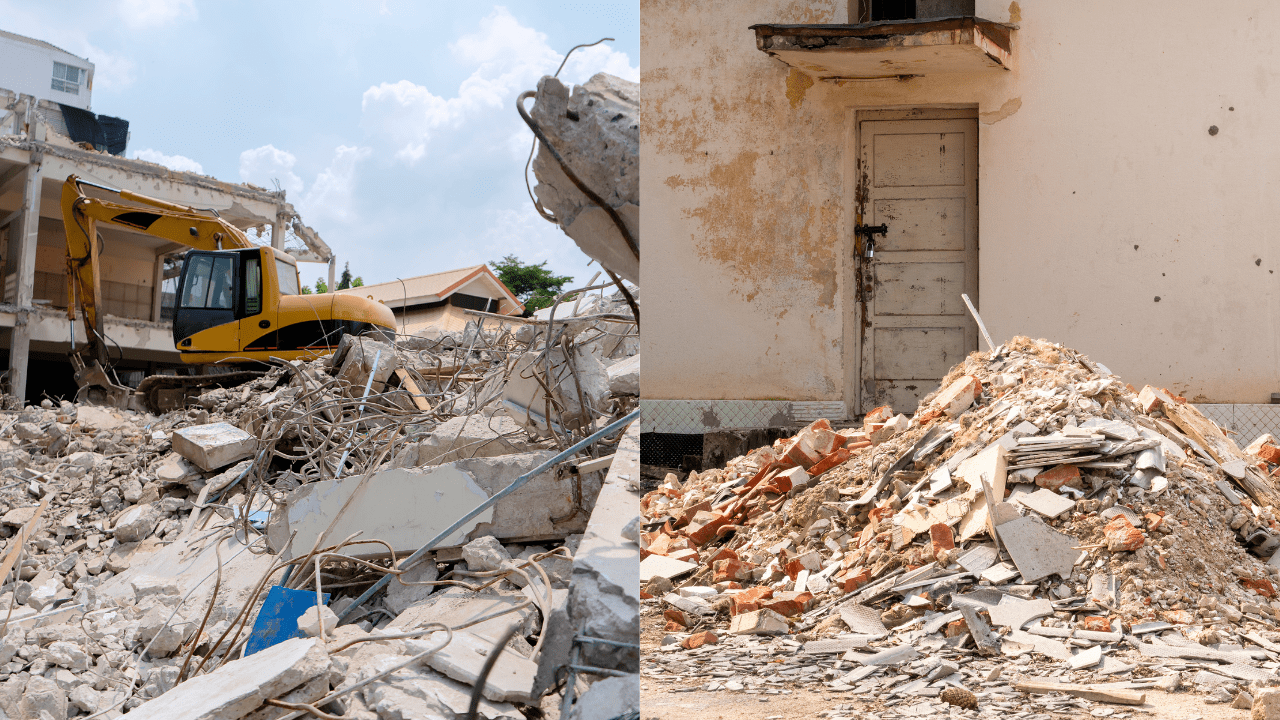 hydra demolish building